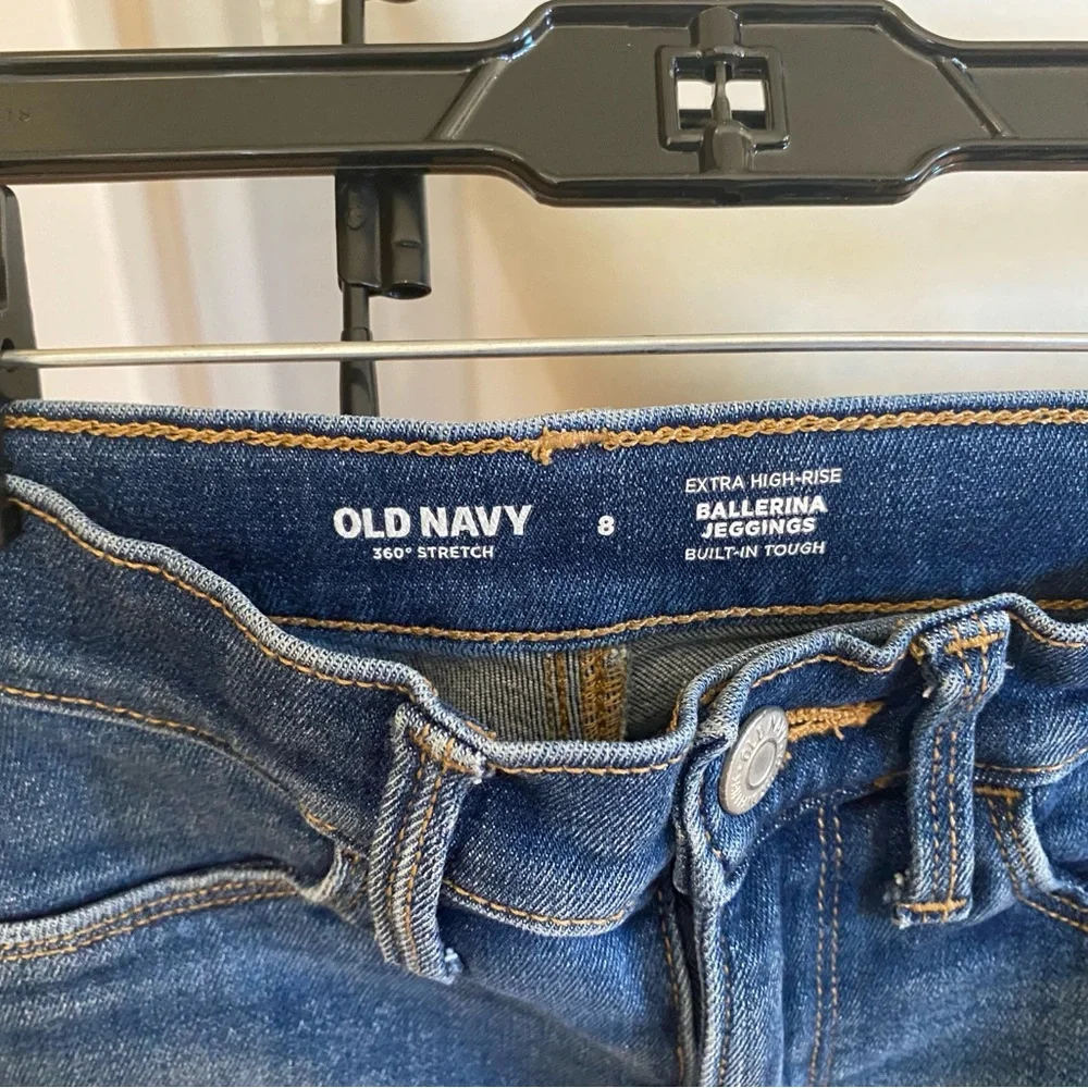 Set of Two Kids Old Navy and Liberty Valor Blue Denim Stretch Slim Fit Jeans